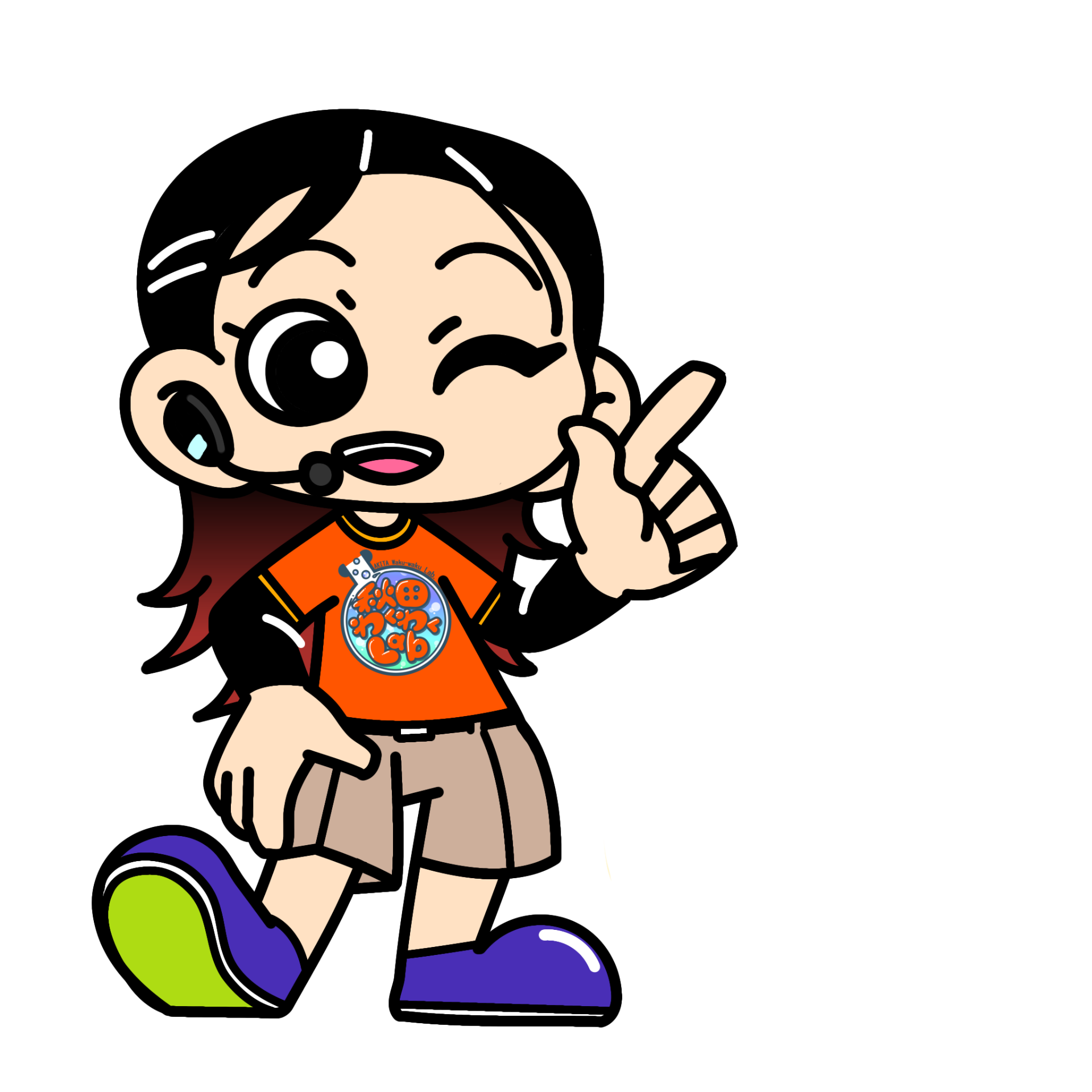 秋田わくわくLab：キャラクター（女性）